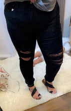 Load image into Gallery viewer, Black Judy Blue Jeans
