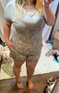 Leopard Lounge Set